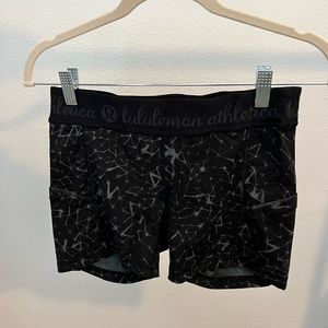 Lululemon bike shorts low to mid rise